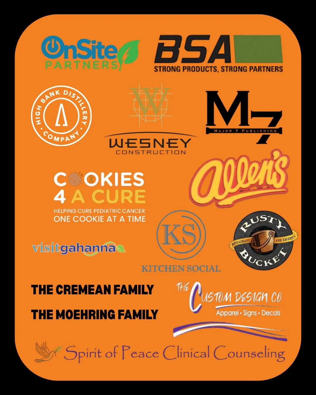 poster of the gahanna community chorus spooky shuffle 5k fundraiser