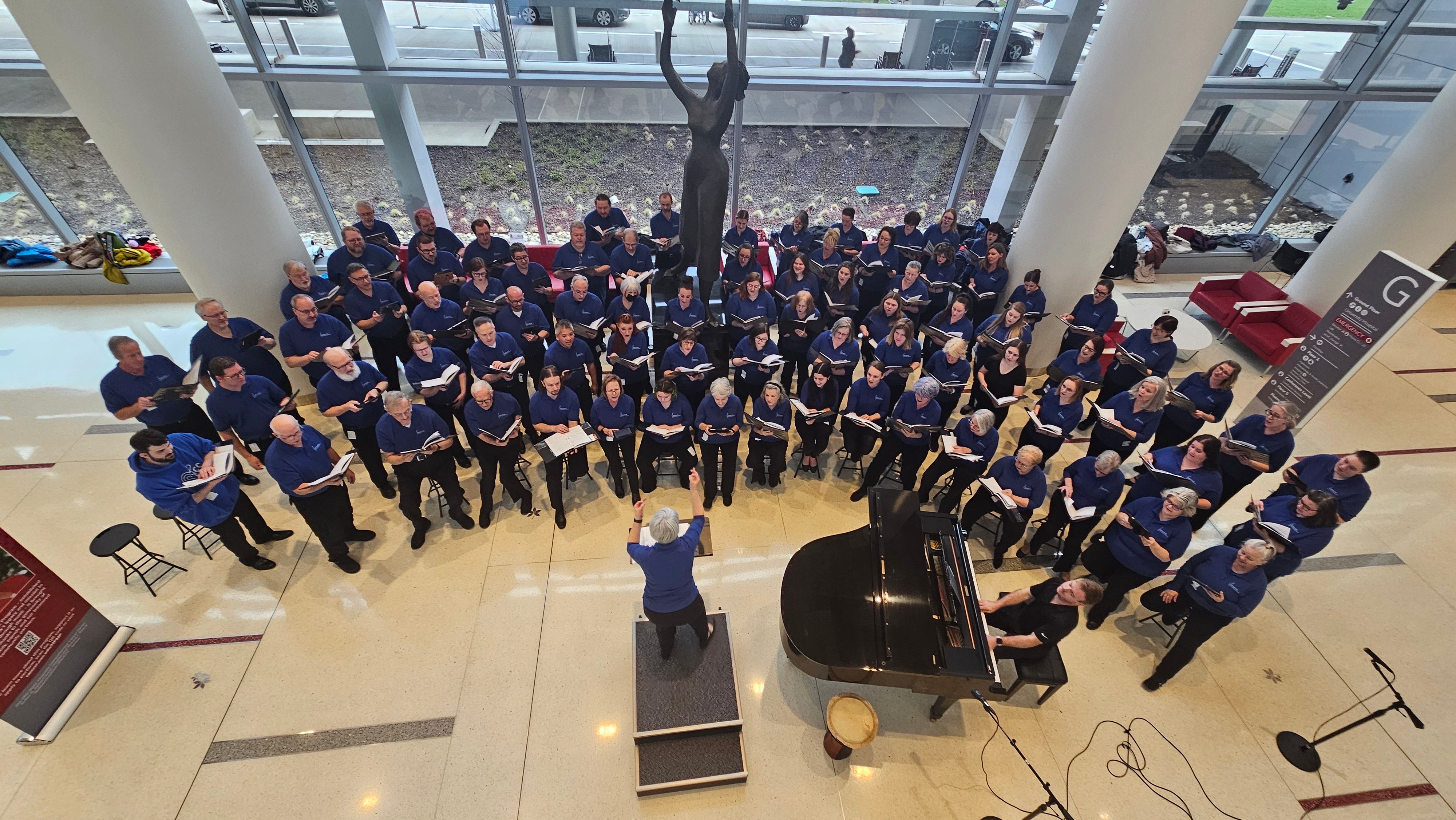 Poster of the Songs we Shared concert performed by the Gahanna Community Chorus